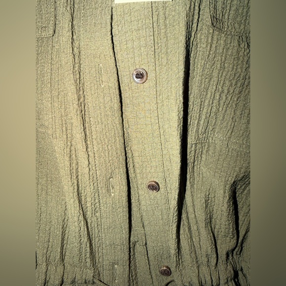 Calvin Klein Khaki Textured Shirt - Picture 8 of 10